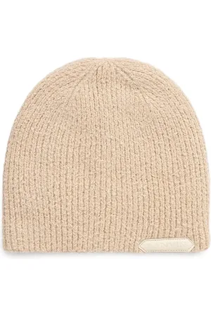 Lanvin Logo-appliqué beanie