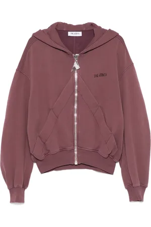 The Attico Logo-appliqué hoodie