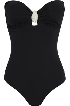 Brigitte Shell-appliqu?? swimsuit