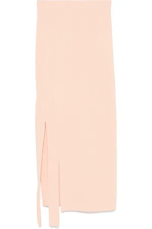 Victoria Beckham Ribbed-knit maxi skirt