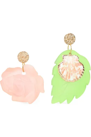 AMIR SLAMA Floral-appliqu?? earrings