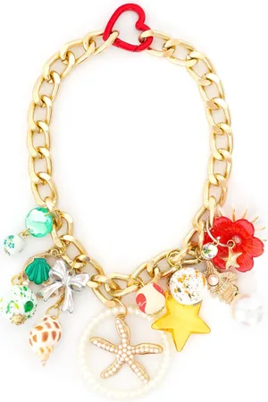 AMIR SLAMA Appliqué-detail necklace