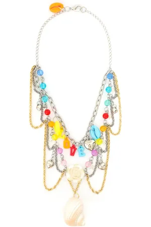 AMIR SLAMA Appliqué-detail chain necklace