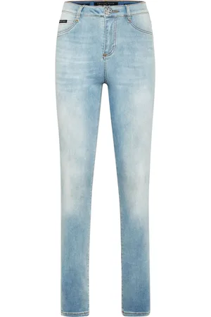 Philipp Plein Appliqué high-rise skinny jeans
