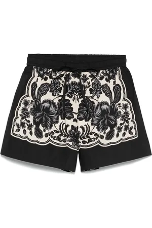 Sandro Floral-print shorts