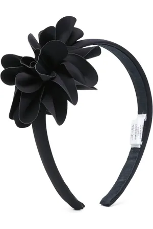 Il gufo Floral-appliqu?? headband