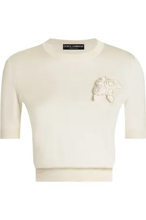 Dolce & Gabbana Floral-appliqu?? T-shirt