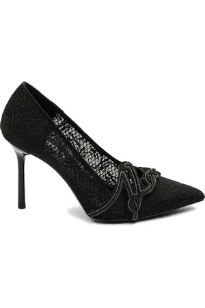 Karl Lagerfeld 100mm logo appliqu?? pumps
