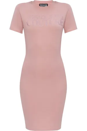 VERSACE Shimmer appliqu?? dress
