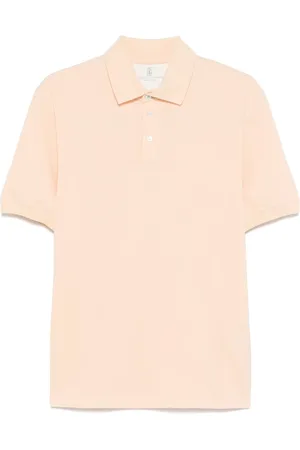 Brunello Cucinelli Piqu??-weave polo shirt