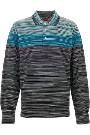 Missoni Piqu??-weave polo shirt