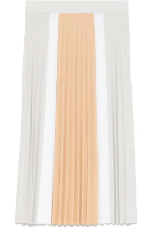 MRZ Pliss?? colourblock midi skirt