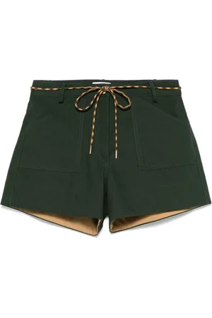 Sandro Two-tone drawstring shorts