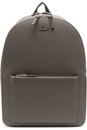 Lacoste Chantaco piqué leather backpack