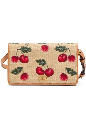 VALENTINO GARAVANI Mini VLogo Signature Cherryfic-print shoulder bag