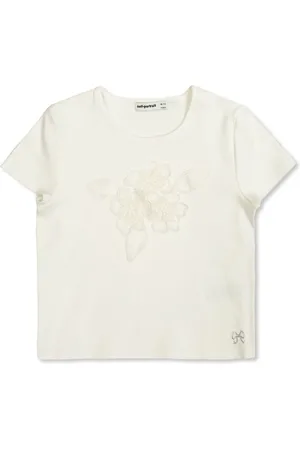 Self-Portrait Floral-appliqu?? T-shirt