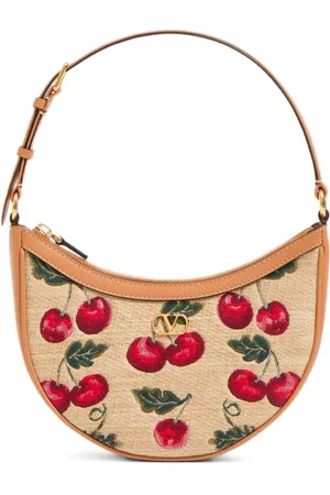 VALENTINO GARAVANI Mini VLogo Signature Cherryfic-print shoulder bag