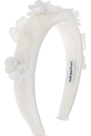 Self-Portrait Floral-appliqué headband