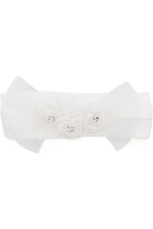MONNALISA Floral-appliqu?? jersey headband