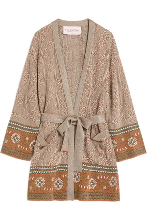 VALENTINO GARAVANI Lurex jacquard cardigan