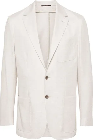 CANALI Mélange-effect blazer