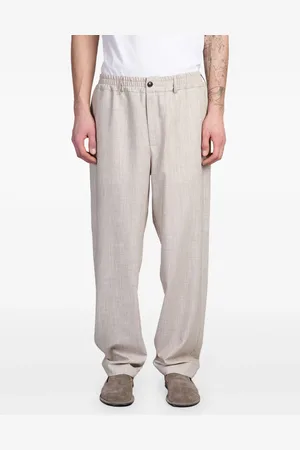 GRIFONI M??lange-effect trousers
