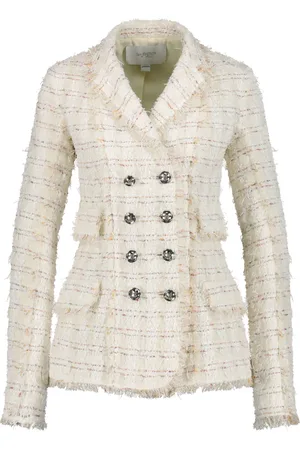 Giambattista Valli Boucl?? double-breasted blazer