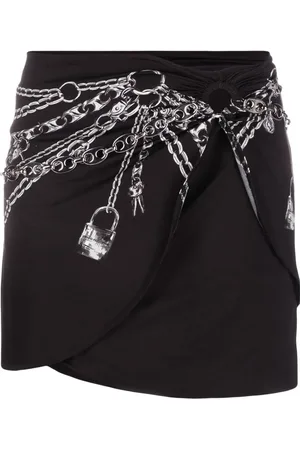 Paco rabanne Chain-print mini skirt