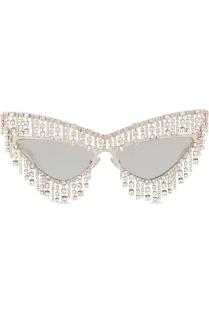 Dolce & Gabbana Crystal-embellished cat-eye sunglasses