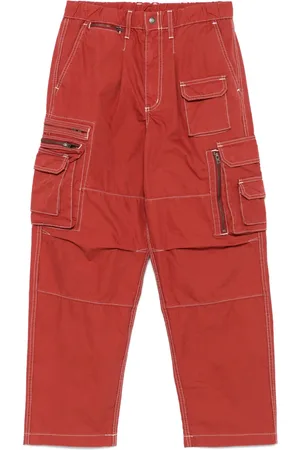 This Is Never That Crazy multi-zip cargo trousers