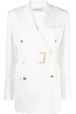 Golden Goose Double-breasted belted blazer