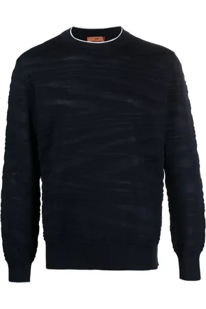 Missoni Zigzag-jacquard wool-blend jumper