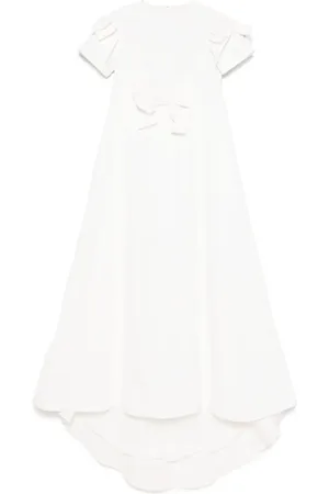 Parlor Bow-detailed maxi dress