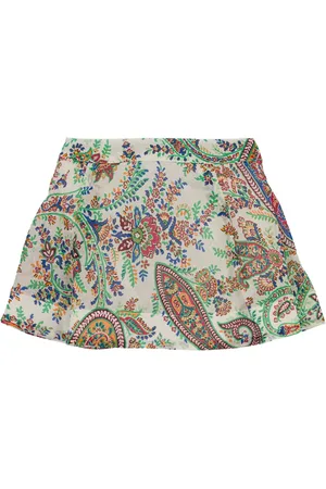 Etro Paisley-print cotton skirt