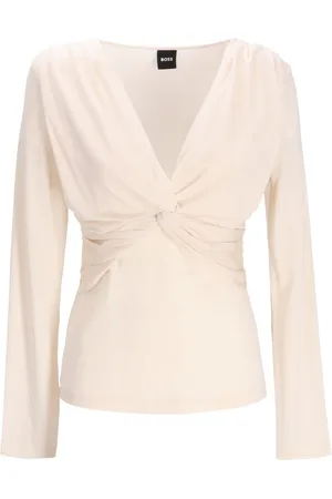 HUGO BOSS V-neck blouse