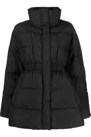Pinko Logo-plaque padded coat