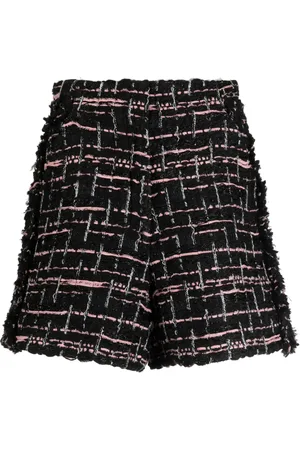 SHIATZY CHEN Tweed high-waist shorts