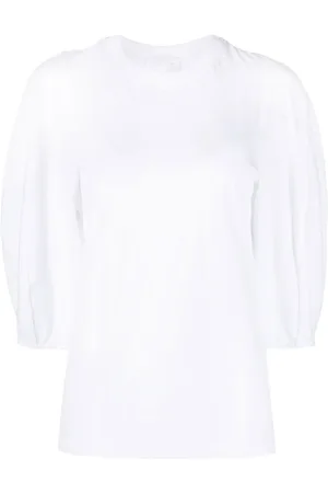 Chloé Embroidered-logo round-neck T-shirt