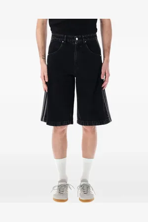 adidas 3-stripe denim shorts