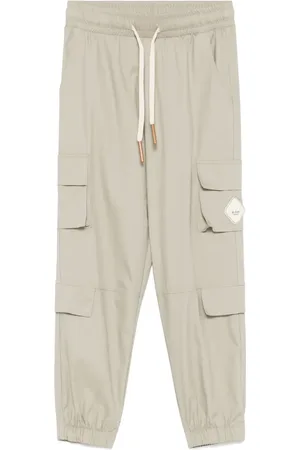 YES Logo-patch trousers