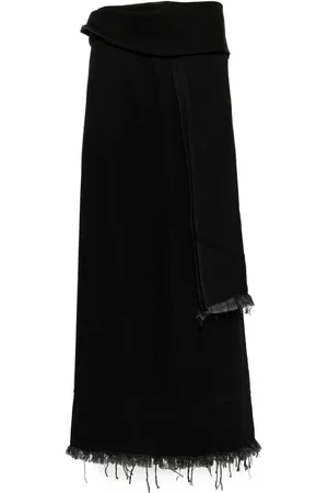 SANKUANZ Fringe detailing skirt