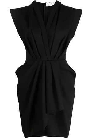 IRO Pheao draped wool dress