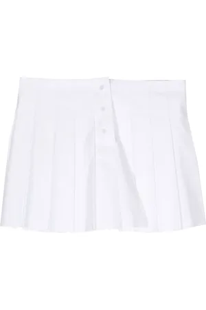 We11 Done Pleated cotton skirt