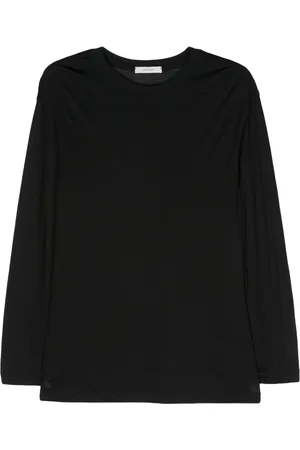 LEMAIRE Long-sleeve silk T-shirt