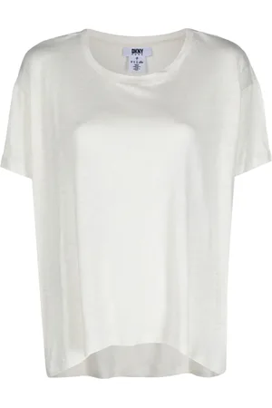 DKNY Short-sleeve linen T-shirt