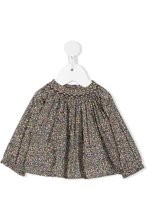 BONPOINT Floral-print long-sleeve blouse