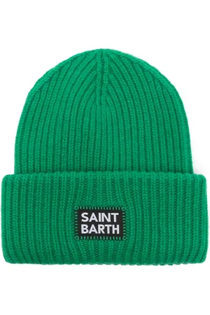 MC2 SAINT BARTH Logo-patch knitted beanie