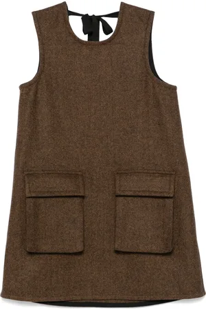 Plan C Herringbone mini dress