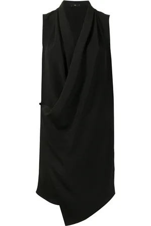 Voz Draped sleeveless mini dress