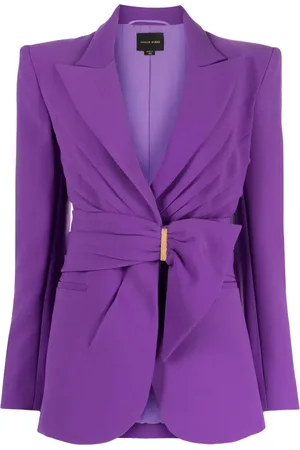 Zuhair Murad Gathered belted blazer